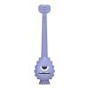 imageDr Browns ToothScrubber Toothbrush ThreeSided Toddler Training Toothbrush for Ages 14 Years with Suction Cup Base and Color Changing Bristles1 Pack  Purple Monster
