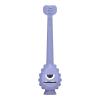 imageDr Browns ToothScrubber Toothbrush ThreeSided Toddler Training Toothbrush for Ages 14 Years with Suction Cup Base and Color Changing Bristles2 Pack  Toddler Toothbrush  Purple Monster  Flamingo