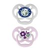 imageDr Browns Advantage GlowintheDark Baby Pacifier Fully Symmetrical Soother with Soft Silicone Bulb Skateboard SnailBlue Nature 618m BPA Free 4 Pack2 Pack  GlowintheDark Purple Nature