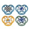 4 Pack  Glow-in-the-Dark Blue Nature + Skateboard Snail