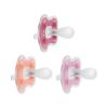 imageDr Browns Advantage OnePiece Silicone Baby Pacifier Fully Symmetrical Soother CoralLight PinkPink 618m BPA Free 3 Pack3 Pack  CoralLight PinkPink