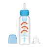 imageDr Browns AntiColic Options Narrow Sippy Bottle Starter Kit 8oz250mL with Level 3 MediumFast Flow Nipple and Soft 100 Silicone Sippy Spout Green BPA Free 6mBlue