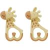 imageDr Browns Learning Loop Baby Teether Ring Multiple Shapes and Textures 100 Silicone BPAFree 3mTextured Giraffe Teether  Value Pack