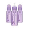 imageDr Browns Natural Flow AntiColic OptionsNarrow 8oz250mL Baby Bottle  Lovey Gift Set with Level 1 Slow Flow Nipples Pink8 oz  Lavender