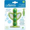 imageDr Browns Peapod Teether  Training Toothbrush Help Soothe Babys Sore Gums Soft 100 Silicone BPA Free 3mPeapod ToothbrushTeether
