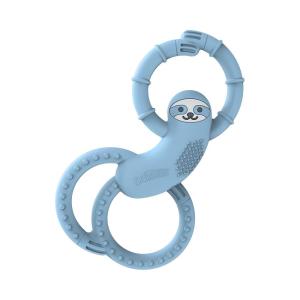 imageDr Browns Flexees Blue Bunny Soft 100 Silicone Baby Teether BPA Free 3mSloth  Blue