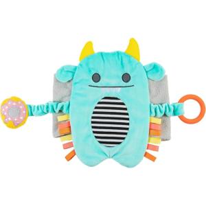 imageDr Browns Infant Gripebelt Heated Belly Band Soothe Babys Tummy with Gentle Warmth and Compression Lamb 0m3m  Blue Monster