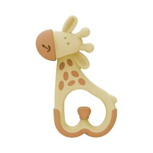 imageDr Browns Learning Loop Baby Teether Ring Multiple Shapes and Textures 100 Silicone BPAFree 3mTextured Giraffe Teether