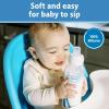 imageDr Browns Milestones Options Sippy Spouts Narrow Soft 100 Silicone Baby Bottle Sippy Spout 6m 2 Count Pack of 1Sippy Spouts