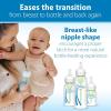 imageDr Browns Natural Flow Preemie Flow Narrow Baby Bottle Silicone Nipple Slowest Flow 0m 100 Silicone Bottle Nipple 6 CountPack of 1Level 1  Slow Flow  0m