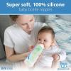 imageDr Browns Natural Flow Preemie Flow Narrow Baby Bottle Silicone Nipple Slowest Flow 0m 100 Silicone Bottle Nipple 6 CountPack of 1YCut  Ideal for Thicker Liquid  9m