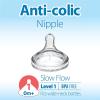 imageDr Browns Natural Flow YCut WideNeck Baby Bottle Silicone Nipple Ideal for Thicker Liquids 9m 100 Silicone Bottle Nipple 6 CountPack of 1Level 1  0m