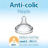 imageDr Browns Natural Flow YCut WideNeck Baby Bottle Silicone Nipple Ideal for Thicker Liquids 9m 100 Silicone Bottle Nipple 6 CountPack of 1Level 3  6m