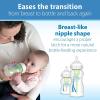 imageDr Browns Natural Flow YCut WideNeck Baby Bottle Silicone Nipple Ideal for Thicker Liquids 9m 100 Silicone Bottle Nipple 6 CountPack of 1Level 4  9m