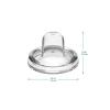 imageDr Browns Natural Flow YCut WideNeck Baby Bottle Silicone Nipple Ideal for Thicker Liquids 9m 100 Silicone Bottle Nipple 6 CountPack of 1Transitions Sippy Spout  6m