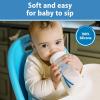 imageDr Browns Natural Flow YCut WideNeck Baby Bottle Silicone Nipple Ideal for Thicker Liquids 9m 100 Silicone Bottle Nipple 6 CountPack of 1Transitions Sippy Spout  6m