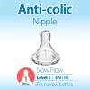imageDr Browns Natural Flow AntiColic Options Narrow Baby Bottle 4 oz120 mL with Level 1 Slow Flow Nipple Pink 0m 4 Pack