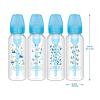 imageDr Browns Natural Flow AntiColic Options Narrow Baby Bottle Dream Adventure 8 oz250 mL with Level 1 Slow Flow Nipple 0m 4 Count Pack of 14 Pack  8oz  Blue Nature