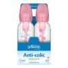 imageDr Browns Natural Flow AntiColic Options Narrow Baby Bottle Dream Adventure 8 oz250 mL with Level 1 Slow Flow Nipple 0m 4 Count Pack of 14 Pack  8oz  Pink Floral