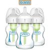 imageDr Browns Natural Flow AntiColic Options WideNeck Glass Baby Bottle 5 oz150 mL with Level 1 Slow Flow Nipple 1 Pack 0m5 oz  3 Pack