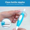 imageDr Browns Natural Flow AntiColic Options WideNeck Glass Baby Bottle 5 oz150 mL with Level 1 Slow Flow Nipple 1 Pack 0mStarter Set