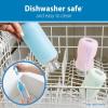 imageDr Browns Natural Flow AntiColic Options WideNeck Glass Baby Bottle 5 oz150 mL with Level 1 Slow Flow Nipple 1 Pack 0mStarter Set