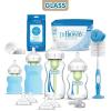 imageDr Browns Natural Flow AntiColic Options WideNeck Glass Baby Bottle 5 oz150 mL with Level 1 Slow Flow Nipple 1 Pack 0mStarter Set