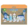 imageDr Browns Natural Flow AntiColic Options WideNeck Glass Baby Bottles 5 oz150 mL with Level 1 Slow Flow Nipple 3 Pack 0mStarter Set