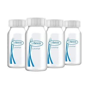 imageDr Browns Breast Milk Collection Bottles with Storage Caps Breast Pumps Compatible Collect Store and Keep Milk Fresh BPA Free  4Pack4 Ounce Pack of 4