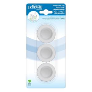 imageDr Browns Narrow StorageTravel Caps for Anticolic Options Baby Bottles fits 8 oz250 mL and 4 oz120mL BPAFree 3Pack3 Count Pack of 1