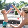 imageDr Browns CleanUp Pour ampamp Roar Watering Can Baby Bath Essentials Kids Toy 6 Months BPA Free Certified Plastic NeutralSmall