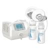 imageDr Browns Customflow Hospital Strength Double Electric Breast Pump with Adjustable Settings includes Breast Milk Collection Bottles Flanges ampamp Other Pumping EssentialsBreast Pump Gift Set