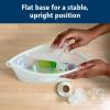 imageDr Browns Microwave Steam Sterilizer Bag for Baby Bottles Breast Pump Parts ampamp Other Toddler Accessories 100 Silicone Reusable Sterilizing BagSterilizer Bag