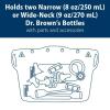 imageDr Browns Microwave Steam Sterilizer Bag for Baby Bottles Breast Pump Parts ampamp Other Toddler Accessories 100 Silicone Reusable Sterilizing BagSterilizer Bag