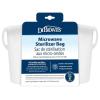 imageDr Browns Microwave Steam Sterilizer Bag for Baby Bottles Breast Pump Parts ampamp Other Toddler Accessories 100 Silicone Reusable Sterilizing BagSterilizer Bag