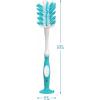 imageDr Browns Deluxe Bottle Brush Cleaning Brush for Baby Bottles Nipples and Sippy Cups with Suction Cup Stand ampamp Bonus Brush BPA Free1 Count Pack of 1