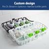 imageDr Browns Dishwasher Basket for Small Baby Bottle Parts Pacifiers and Accessories Clean Store and Organize Newborn Essentials BPA Free Black