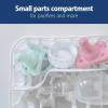 imageDr Browns Dishwasher Basket for Small Baby Bottle Parts Pacifiers and Accessories Clean Store and Organize Newborn Essentials BPA Free Green