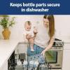 imageDr Browns Dishwasher Basket for Small Baby Bottle Parts Pacifiers and Accessories Clean Store and Organize Newborn Essentials BPA free
