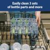 imageDr Browns Dishwasher Basket for Small Baby Bottle Parts Pacifiers and Accessories Clean Store and Organize Newborn Essentials BPA free