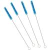 imageDr Browns Natural Flow Reusable Baby Bottle Vent System and Reservoir Cleaning Bristle BrushBPA FreeBlue Brushes4Pack4 Pack