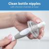 imageDr Browns Reusable Sponge Baby Bottle Cleaning Brush with Suction Cup Stand Scrubber and Nipple Cleaner Blue 1Pack1Pack  Gray Bottle Brush