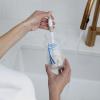 imageDr Browns Reusable Sponge Baby Bottle Cleaning Brush with Suction Cup Stand Scrubber and Nipple Cleaner Blue 1Pack1Pack  Gray Bottle Brush