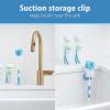 imageDr Browns Reusable Sponge Baby Bottle Cleaning Brush with Suction Cup Stand Scrubber and Nipple Cleaner Blue 1Pack3Pack  Blue Bottle Brush