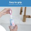 imageDr Browns Reusable Sponge Baby Bottle Cleaning Brush with Suction Cup Stand Scrubber and Nipple Cleaner Blue 1Pack3Pack  Pink Bottle Brush