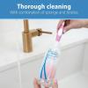 imageDr Browns Reusable Sponge Baby Bottle Cleaning Brush with Suction Cup Stand Scrubber and Nipple Cleaner Blue 1Pack3Pack  Pink Bottle Brush