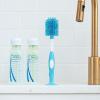 imageDr Browns Soft Touch No Scratch Baby Bottle Cleaning Brush Nipple Cleaner with Stand and Storage Clip BPA Free Blue 1Pack