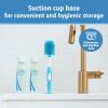 imageDr Browns Soft Touch No Scratch Baby Bottle Cleaning Brush Nipple Cleaner with Stand and Storage Clip BPA Free Pink 1Pack
