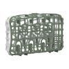 imageDr Browns Dishwasher Basket for Small Baby Bottle Parts Pacifiers and Accessories Clean Store and Organize Newborn Essentials BPA Free Green