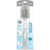 imageDr Browns Soft Touch No Scratch Baby Bottle Cleaning Brush Nipple Cleaner ampamp Suction Cup Base for Easy Storage BPA Free Gray